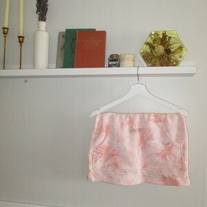 Guess Peach Tie-Dye Mini Skirt